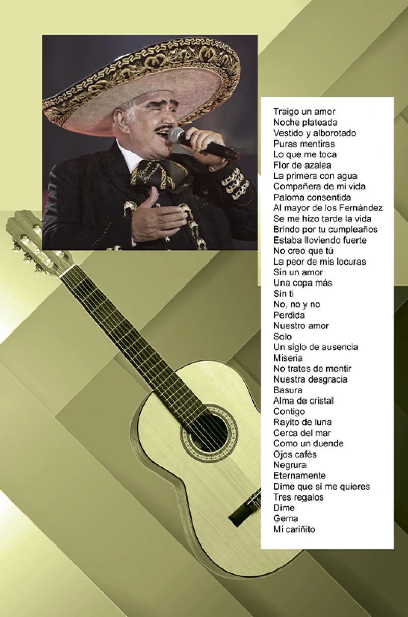 Álbum de Oro - No.324 - Vicente  Fernandez - Boleros