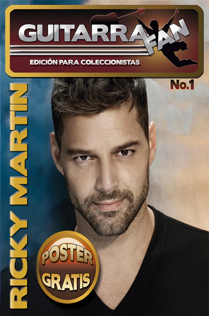 Guitarra Fan - No.01 Ricky Martin