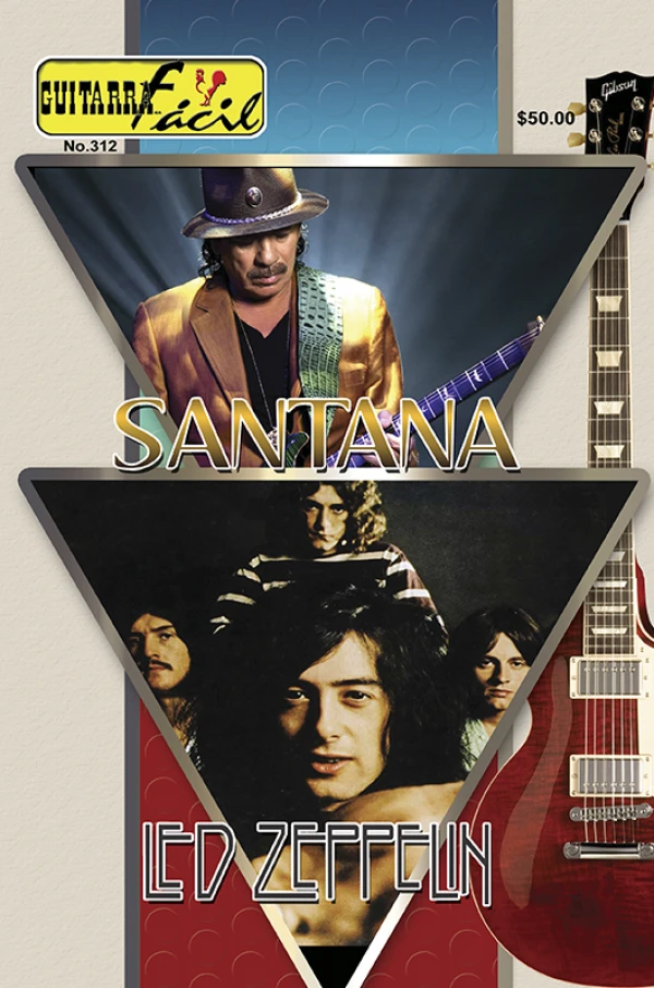 Álbum de Guitarra Fácil - No.312 - Santana,Led Zeppelin