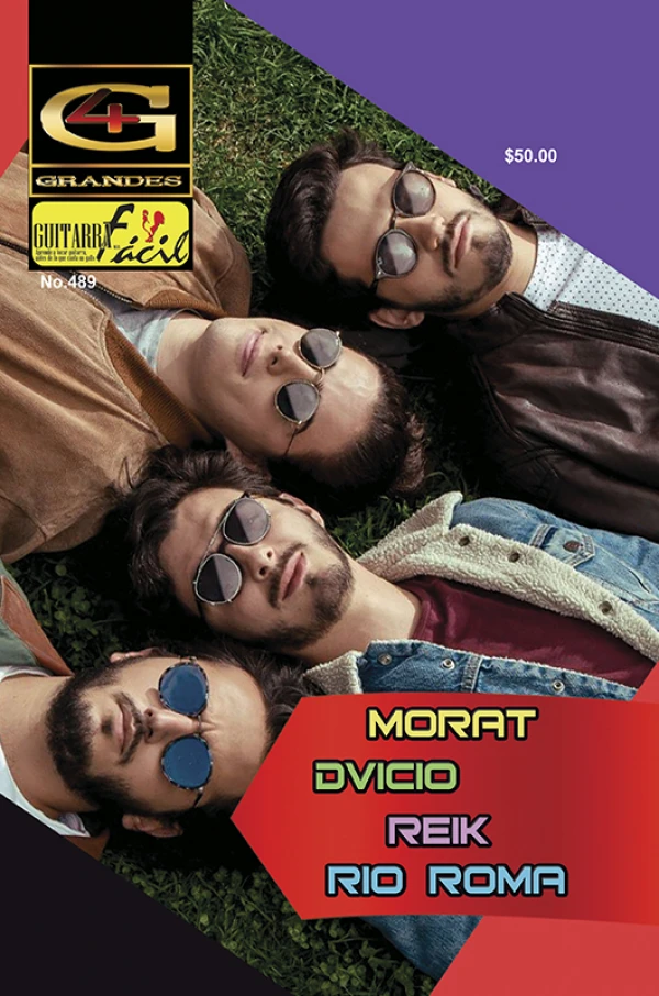Álbum de Guitarra Fácil – No.489 -  Morat / Dvicio / Reik / Río Roma