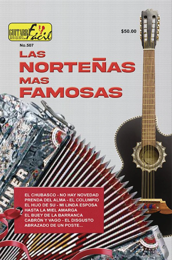 Álbum de Guitarra Fácil - No.507 - Las Norteñas más Famosas