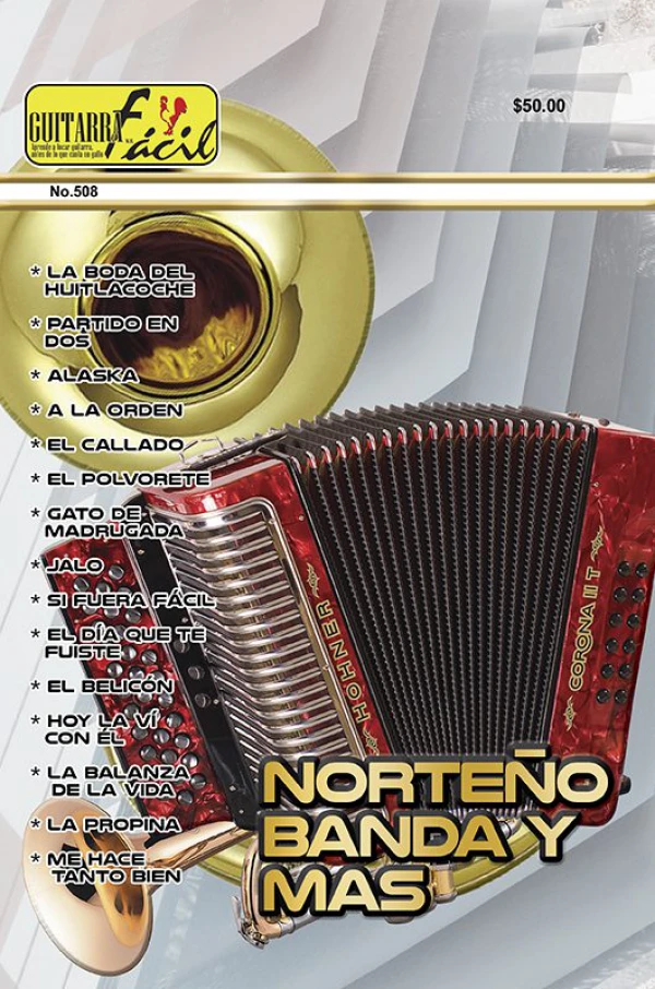 Álbum de Guitarra Fácil - No.508 - Banda, Norteño y Más