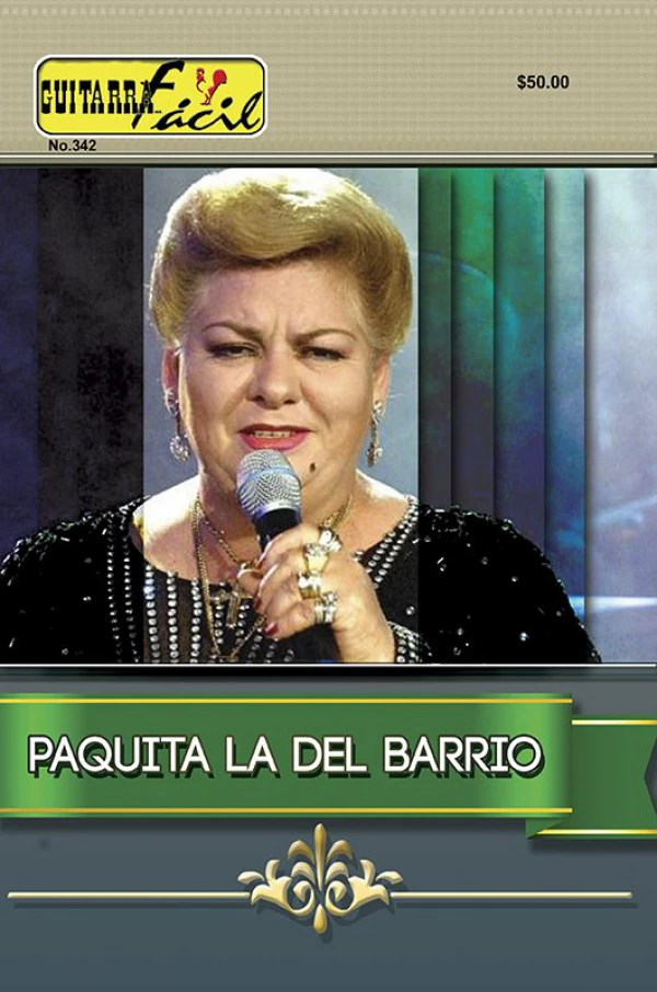 Álbum de Guitarra Fácil - No.342 - Paquita la del Barrio