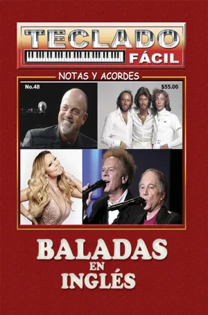 Teclado Fácil - No.48 - Baladas en Inglés