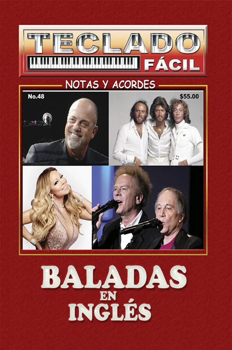 Teclado Fácil - No.48 - Baladas en Inglés