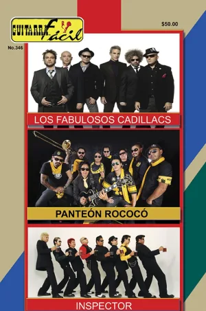 Álbum de Guitarra Fácil - No.346 - Inspector - Panteón Rococó - Fabulosos Cadillacs