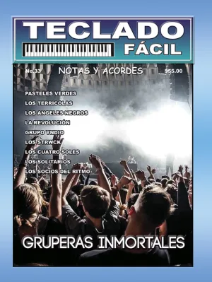 Teclado Fácil - No.33 - Gruperas Inmortales