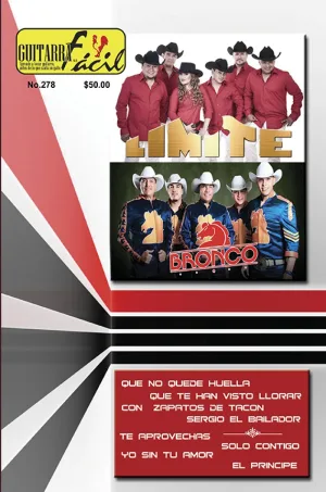 Album de Guitarra Fácil - No.278 - Grupo Límite y Grupo Bronco