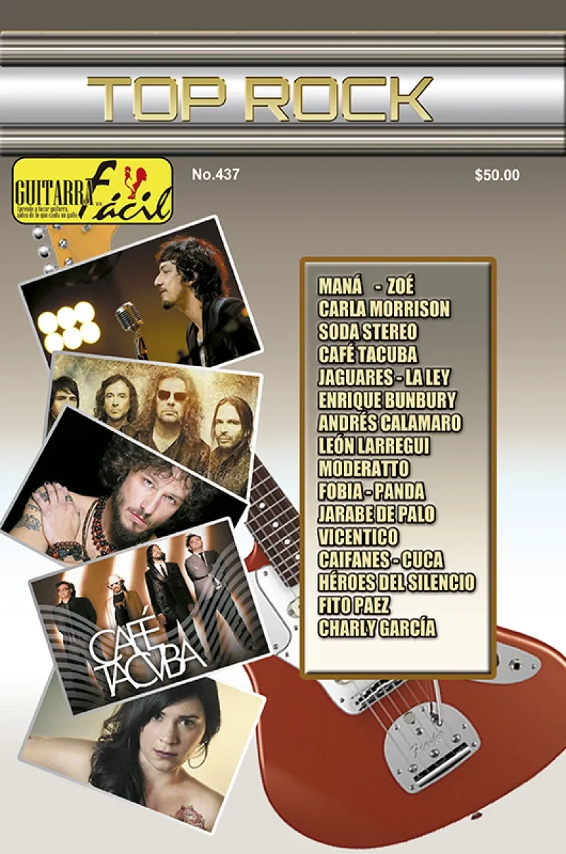 Álbum de Guitarra Fácil - No.437 - Top Rock