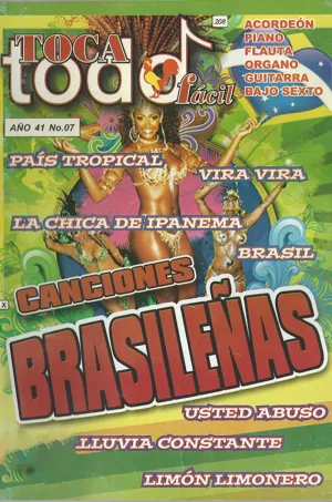 Toca Todo Fácil - No.208 - Canciones Brasileñas