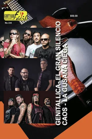 Álbum de Guitarra Fácil - No.334 - Caos - Genitallica - El Gran Silencio - La Gusana Ciega