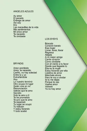 Álbum de Guitarra Fácil - No.260 - Los Ángeles Azules - Los Bybys - Grupo Bryndis
