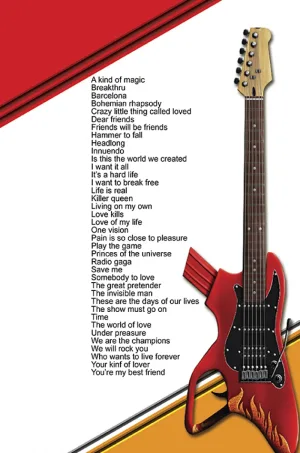 Álbum de Guitarra Fácil -No.232- Queen