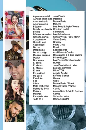 Álbum de Guitarra Fácil - No.494 - Luis Fonsi - Raw Alejandro - Christian Nodal y más