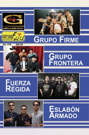 Álbum de Guitarra Fácil - No.516 - Grupo Firme - Grupo Frontera - Eslabón Armado - Fuerza Regida
