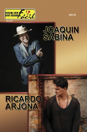 Álbum de Guitarra Fácil - No.251- Ricardo Arjona y Joaquin Sabina
