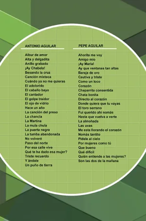 Álbum de Guitarra Fácil - No.303 - Pepe Aguilar/Antonio Aguilar