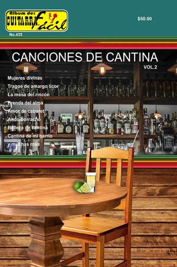 Álbum de Guitarra Fácil - No.435 - Canciones de Cantina vol. II