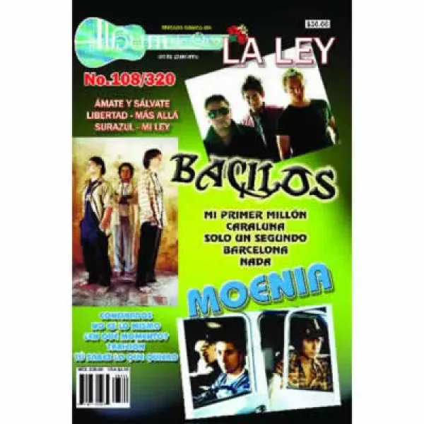 Álbum de Oro - No.320 -  La Ley - Bacilos - Moenia