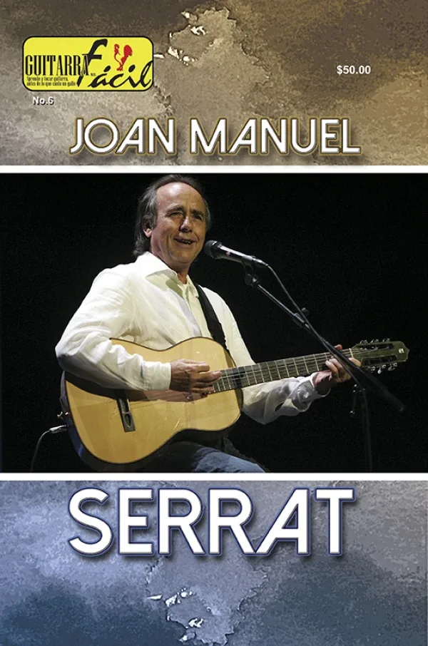 Álbum de Guitarra Fácil - No.6 - Joan Manuel Serrat