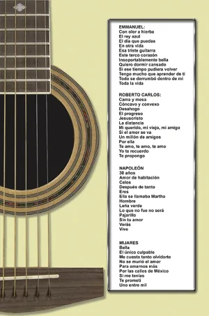 Álbum de Guitarra Fácil - No.456 - Emmanuel - Mijares - Napoléon - Roberto Carlos