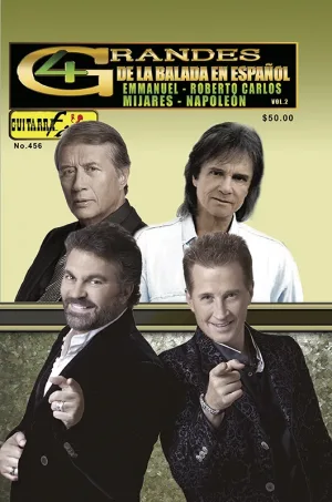 Álbum de Guitarra Fácil - No.456 - Emmanuel - Mijares - Napoléon - Roberto Carlos