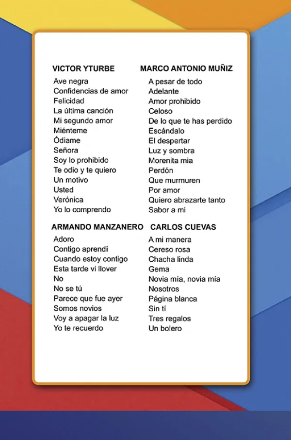 Álbum de Guitarra Fácil - No.457 - Victor Yturbe - Marco Antonio Muñiz - Armando Manzanero - Carlos Cuevas