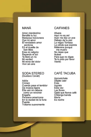 Álbum de Guitarra Fácil - No.458 - Maná - Caifanes - Soda Stereo - Café Tacuba