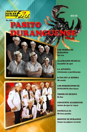 Álbum de Guitarra Fácil - No.404 - Pasito Duranguense 2