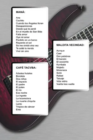Álbum de Guitarra Fácil - No.307 - Maná - Café Tacuba - Maldita Vecindad
