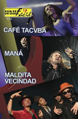 Álbum de Guitarra Fácil - No.229 - Café Tacuba - Maná - Maldita Vecindad