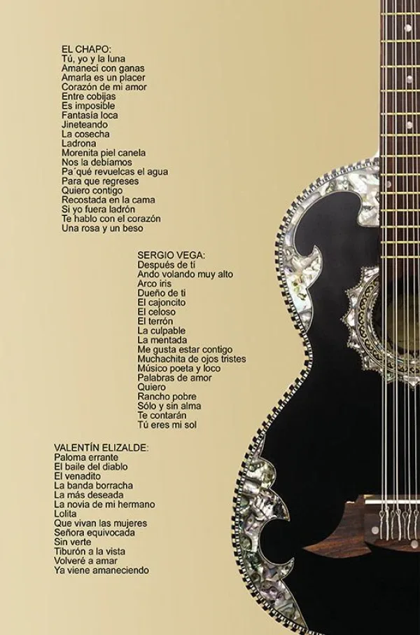 Álbum de Guitarra Fácil - No.389 - El Chapo / Sergio Vega / Valentin Elizalde