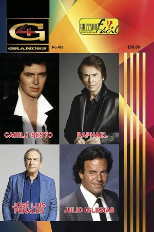 Álbum de Guitarra Fácil - No.463 - 4 Grandes Baladistas de España