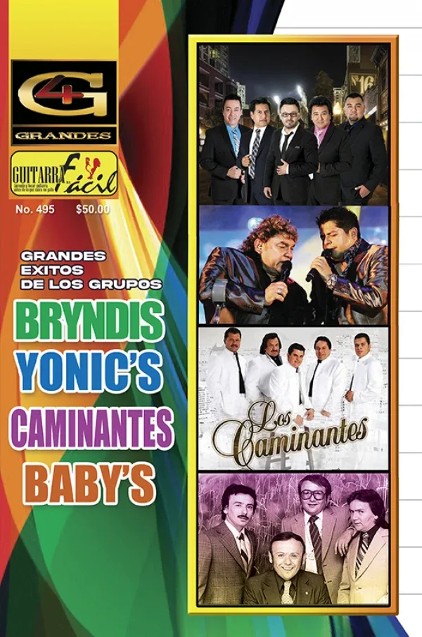 Álbum de Guitarra Fácil – No.495 - Bryndis / Yonics / Caminantes / Babys
