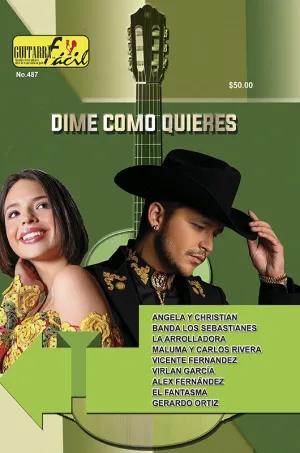 Álbum de Guitarra Fácil – No.487 -  Dime como quieres (Éxitos)