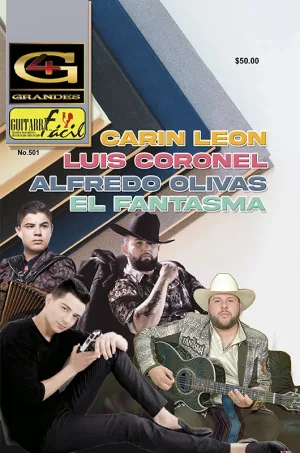 Álbum de Guitarra Fácil – No.501 - El Fantasma - Luis Coronel - Carin León - Alfredo Olivas